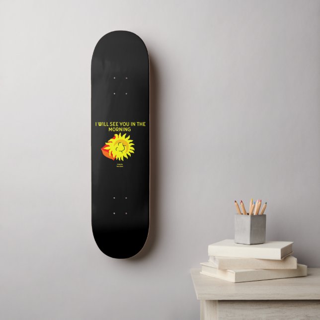 Skateboard Patinaje deportivo Good Night Sun (Arte de la pared)