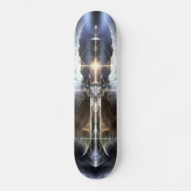Skateboard Patinaje deportivo Heavenly Angel Wing Cross Fract (Anverso)