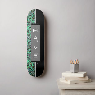 Skateboard Patinaje deportivo Personalizado Wave Moderno