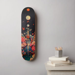 Skateboard Patinaje espacial Bloomy