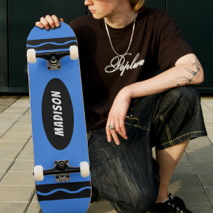 Skateboard Patinaje para estudiantes de esquí Blue Crayon