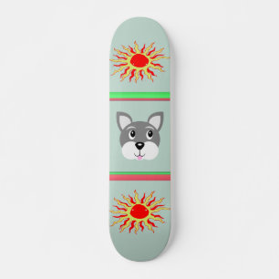 Skateboard Patinaje para perros con pipa