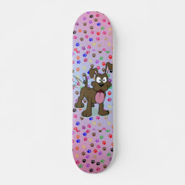 Skateboard Patinaje para perros felices