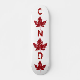 Skateboard Patinaje sobre hojas de maple en Canadá con proble