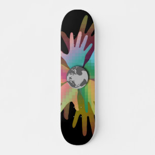 Skateboard Patinaje sobre las manos del mundo