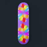 Skateboard Patinaje sobre los globos de colores<br><div class="desc">Patineta de los globos de colores - o elige / agrega tus colores favoritos de fondo !</div>