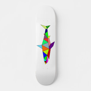 Skateboard Patinaje temático sobre el tiburón