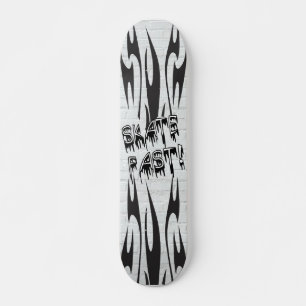 Skateboard Patinaje Tribal Flames