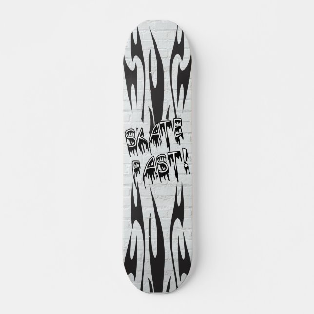 Skateboard Patinaje Tribal Flames (Anverso )