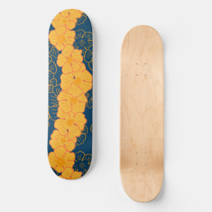 Skateboard Patinaje tropical hau hibiscus