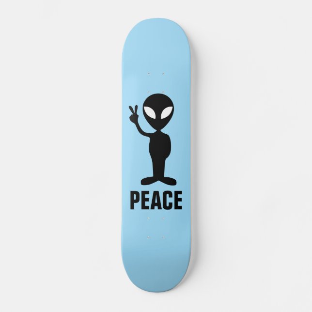 Skateboard Patines ALIEN PEACE (Anverso)