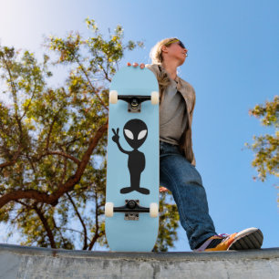 Skateboard Patines Alien UFO Martian