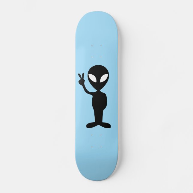 Skateboard Patines Alien UFO Martian (Anverso)