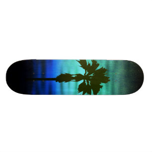 Skateboard Patines Blue Palm