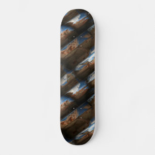 Skateboard Patines de Arte Metalizado Sci-Fi 2-5