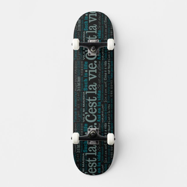 Skateboard Patines de la C'est La Vie (Anverso)