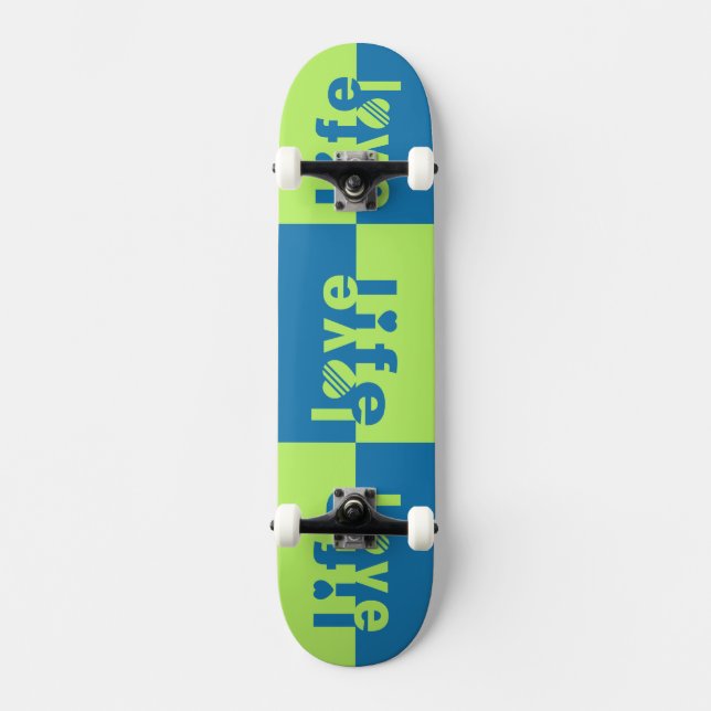 SKATEBOARD PATINES DE LOVE LIFE (Anverso)