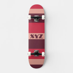 Skateboard Patines de patinaje personalizado de bandas tricol