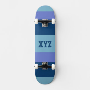 Skateboard Patines de patinaje personalizado de bandas tricol