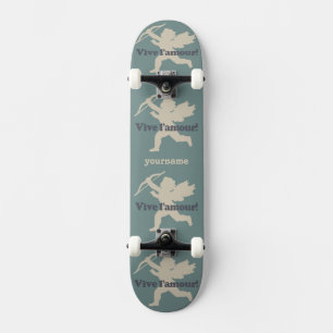 Skateboard Patines de personalizado Vive L'amour Cupid