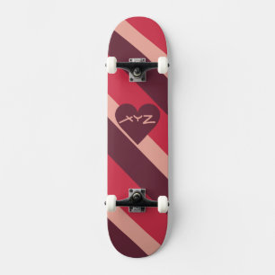 Skateboard Patines monográficos de Valentine Heart personaliz