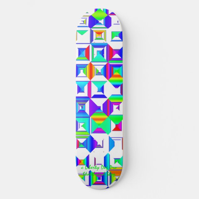 SKATEBOARD PATINES PROFESIONALES - PLAZAS DE RAINBOW - RAD (Anverso)