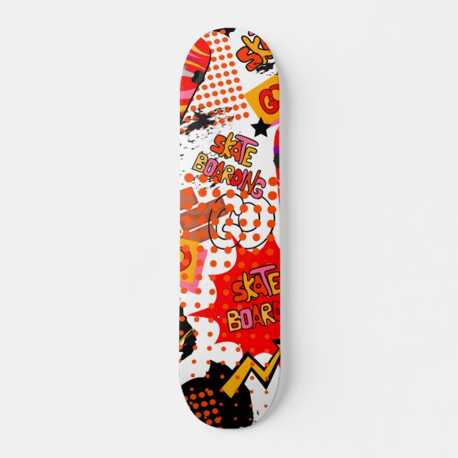 Skateboard ¡Patineta super genial para ti! (Anverso )