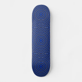 Skateboard Pato en azul Kaleidoscope Pequeño