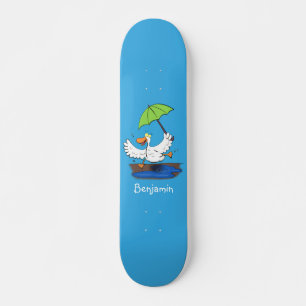 Skateboard Pato gracioso con personalizado bailarín de paragu