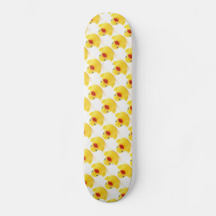 Skateboard Patos de goma amarillos