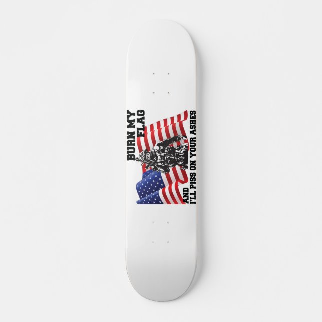 Skateboard Patriota americano (Anverso )