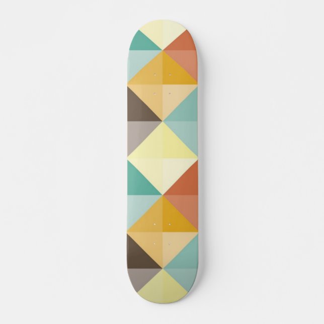 Skateboard Patrón abstracto (Anverso )