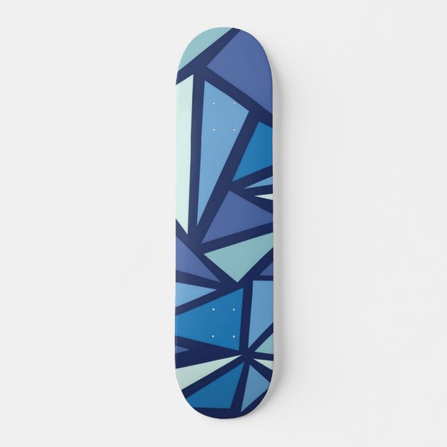 Skateboard Patrón abstracto (Anverso )