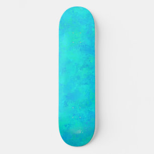 Skateboard Patrón abstracto azul turquesa