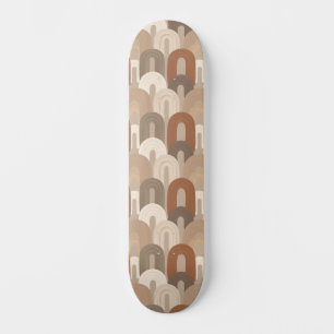 Skateboard Patrón abstracto de arco neutro