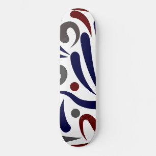 Skateboard patrón abstracto de bonito