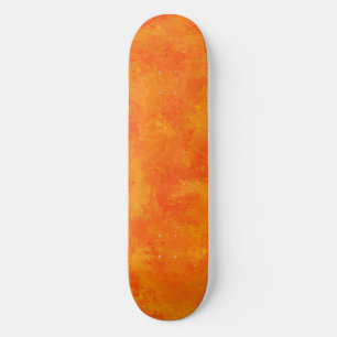 Skateboard Patrón abstracto naranja