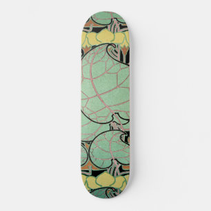 Skateboard Patrón Art Nouveau #10