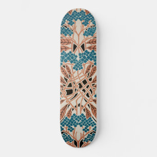 Skateboard Patrón Art Nouveau #12