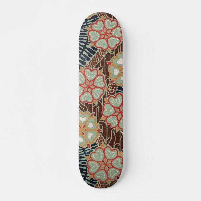 Skateboard Patrón Art Nouveau 2 (Anverso )