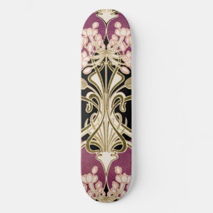 Skateboard Patrón Art Nouveau #2