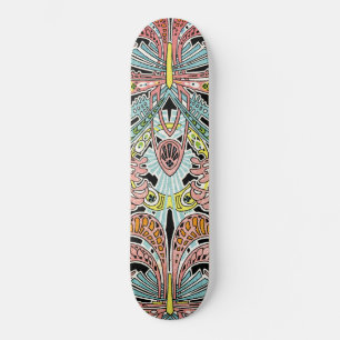 Skateboard Patrón Art Nouveau #8