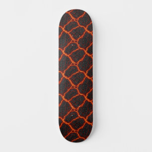 Skateboard Patrón continuo de flujo de lava