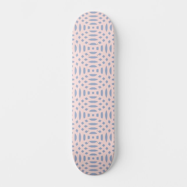 Skateboard patrón continuo de formas circulares (Anverso)