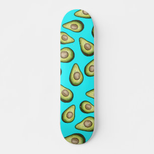 Skateboard Patrón de aguacate fresco