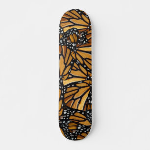 Skateboard Patrón de alas de mariposa monarca