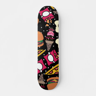 Skateboard Patrón de alimentos