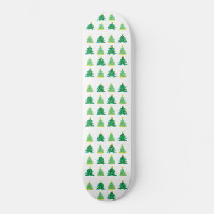 Skateboard Patrón de árbol de Navidad