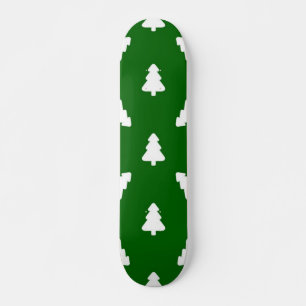 Skateboard patrón de árbol de Navidad