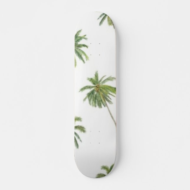 Skateboard Patrón de árbol de palma (Anverso )